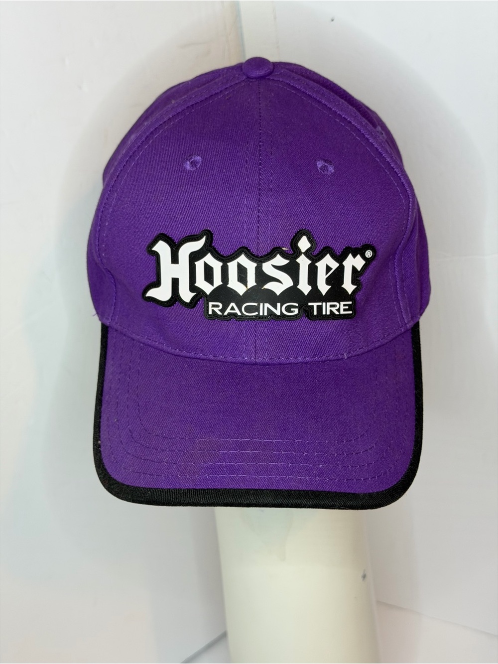 Vintage Hoosier Racing Tire Baseball Hat Cap Drag Racing Motorsports Purple Rare
